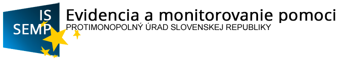 Evidencia a monitorovanie pomoci | MINISTERSTVO FINANCIÍ SLOVENSKEJ REPUBLIKY